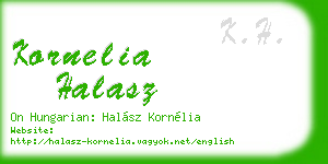 kornelia halasz business card